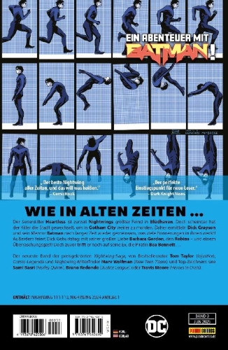 Buchcover und Innenansicht für das Buch: Nightwing 111-113; Nightwing 2024 Annual 1