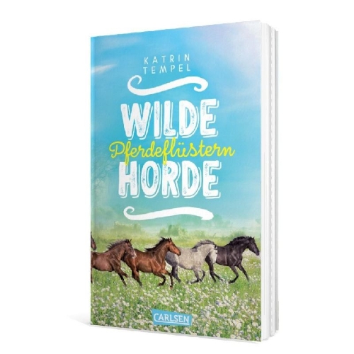 Buchcover und Innenansicht für das Buch: Wilde Horde 2: Pferdeflüstern