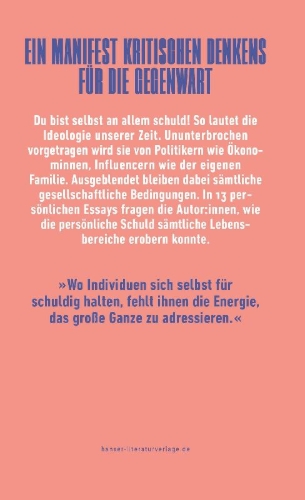 Buchcover und Innenansicht für das Buch: Selbst schuld!