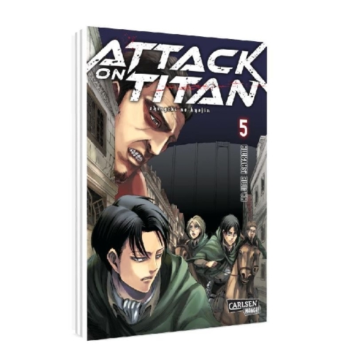 Buchcover und Innenansicht für das Buch: Shingeki no Kyojin