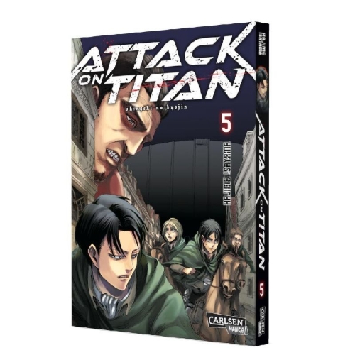 Buchcover und Innenansicht für das Buch: Shingeki no Kyojin