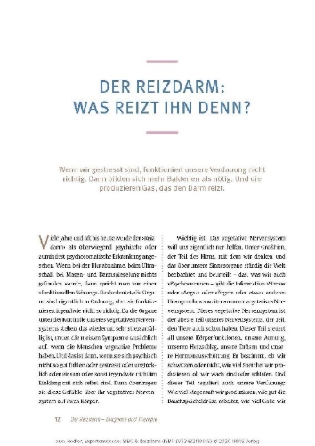 Buchcover und Innenansicht für das Buch: Expertenwissen: SIBO & Reizdarm