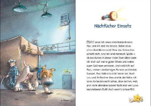 Buchcover und Innenansicht für das Buch: Kommissar Pfote (Band 2) - Auf der Spur der Diamanten-Diebin