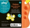 Buchcover und Innenansicht für das Buch: Play+ flip&pop Meine Tiere - ab 6 Monate