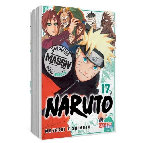Buchcover und Innenansicht für das Buch: NARUTO Massiv 17