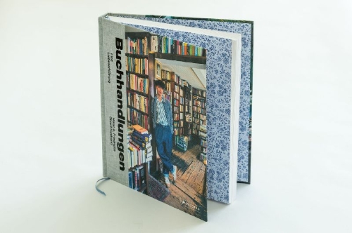Buchcover und Innenansicht für das Buch: Buchhandlungen. Eine Liebeserklärung
