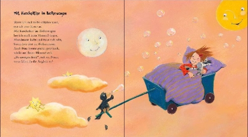 Buchcover und Innenansicht für das Buch: Mein allererstes Vorlesebuch zum Kuscheln und Träumen