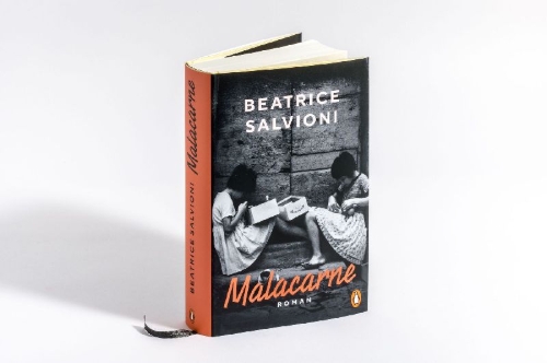 Buchcover und Innenansicht für das Buch: La Malacarne