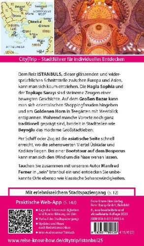 Buchcover und Innenansicht für das Buch: Reise Know-How CityTrip Istanbul