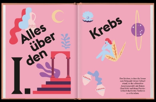 Buchcover und Innenansicht für das Buch: SEEING STARS Cancer