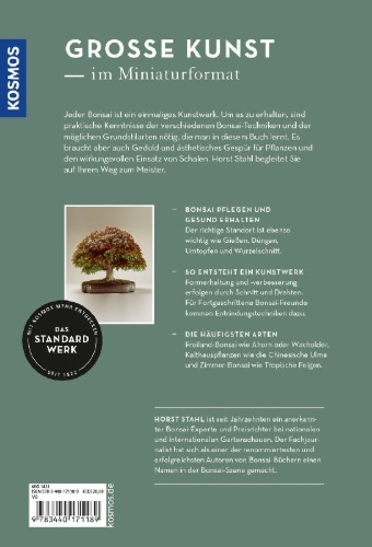 Buchcover und Innenansicht für das Buch: Bonsai - vom Grundkurs zum Meister