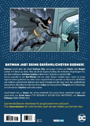 Buchcover und Innenansicht für das Buch: Batman: Knightwatch