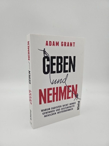 Buchcover und Innenansicht für das Buch: Give and Take - A Revolutionary Approach to Success