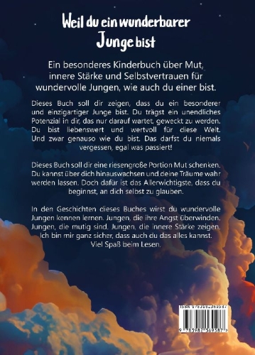 Buchcover und Innenansicht für das Buch: Weil du ein wunderbarer Junge bist