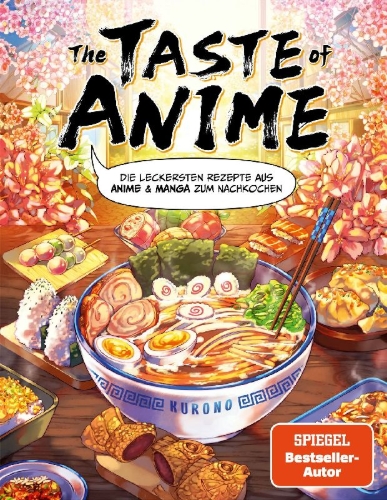 Buchcover und Innenansicht für das Buch: The Taste of Anime