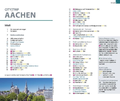 Buchcover und Innenansicht für das Buch: Reise Know-How CityTrip Aachen