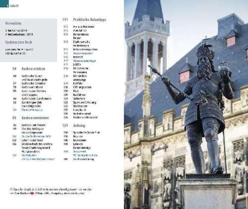 Buchcover und Innenansicht für das Buch: Reise Know-How CityTrip Aachen