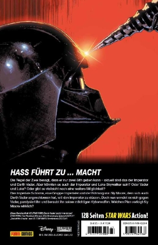 Buchcover und Innenansicht für das Buch: US-Star Wars: Death Vader (2020) #48-#50; Star Wars: The Phantom Menace 25th Anniversary Special (2024) #1