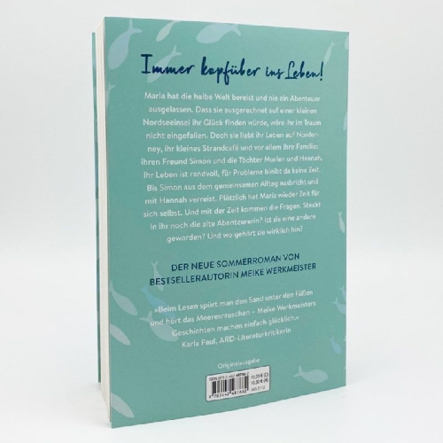 Buchcover und Innenansicht für das Buch: Über dem Meer tanzt das Licht