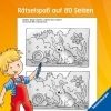 Buchcover und Innenansicht für das Buch: Spiel & Spaß - Vorschul-Rätselspaß für unterwegs