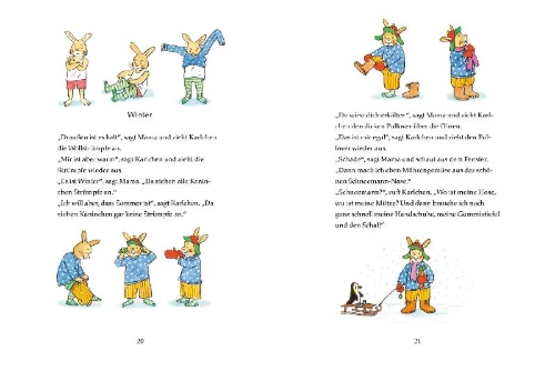 Buchcover und Innenansicht für das Buch: Das große Karlchen-Vorlese-Bilderbuch Alle Abenteuer in einem Band