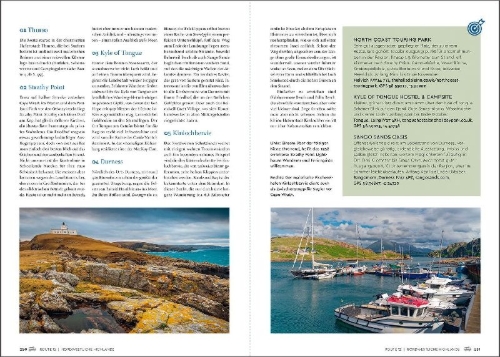 Buchcover und Innenansicht für das Buch: KUNTH Mit dem Wohnmobil durch Schottland