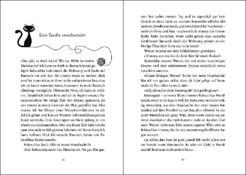 Buchcover und Innenansicht für das Buch: Winston (Band 7) - Samtpfoten auf Phantomjagd