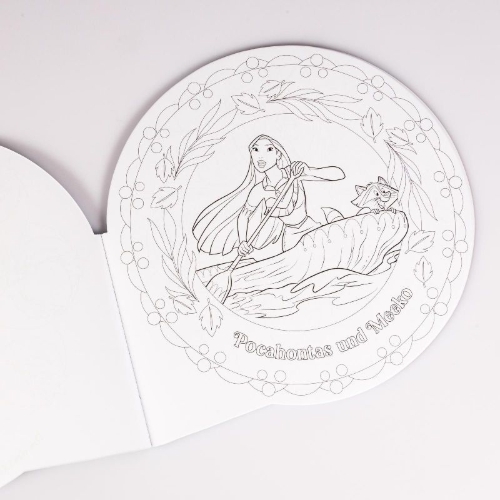Buchcover und Innenansicht für das Buch: Disney Prinzessin: Mandala-Malzauber