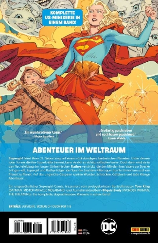 Buchcover und Innenansicht für das Buch: Supergirl: Woman of Tomorrow #1-#8