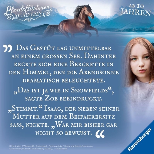 Buchcover und Innenansicht für das Buch: Pferdeflüsterer-Academy, Band 11: Verborgene Gefühle (Pferdebuch ab 10 Jahre von Bestseller-Autorin Gina Mayer)