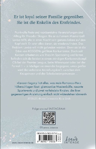 Buchcover und Innenansicht für das Buch: Larsson Legacy (Crumbling Hearts, Band 3)