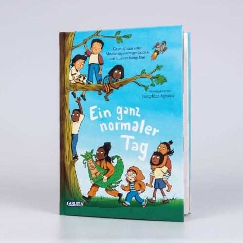 Buchcover und Innenansicht für das Buch: Ein ganz normaler Tag