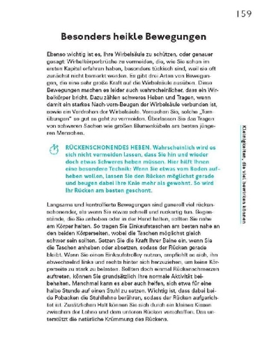 Buchcover und Innenansicht für das Buch: Aktiv gegen Osteoporose