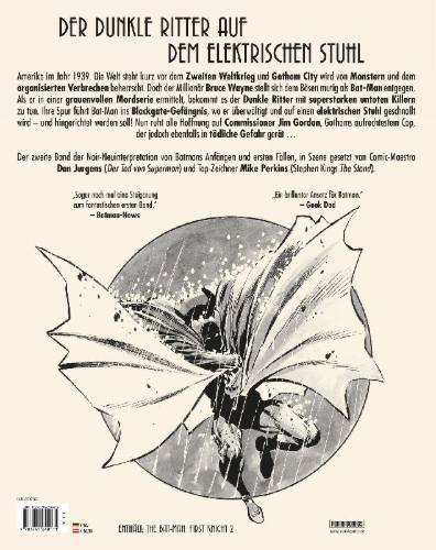 Buchcover und Innenansicht für das Buch: Bat-Man: First Knight #2