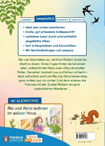 Buchcover und Innenansicht für das Buch: Die geheimnisvollen Zauber-Roller