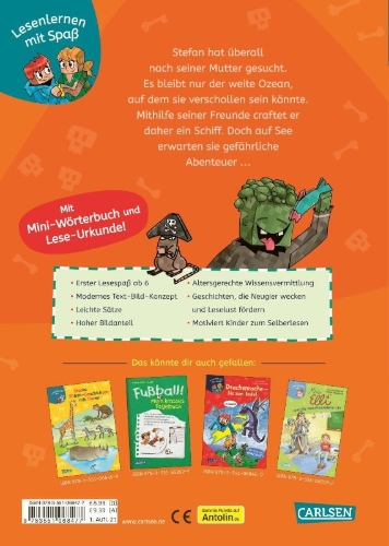 Buchcover und Innenansicht für das Buch: Lesenlernen mit Spaß - Minecraft 4: Ungeheuer - bis zum Untergang!