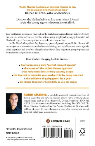 Buchcover und Innenansicht für das Buch: The Wealth Money Can't Buy