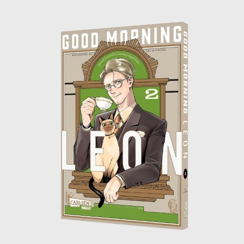 Buchcover und Innenansicht für das Buch: Good Morning Leon