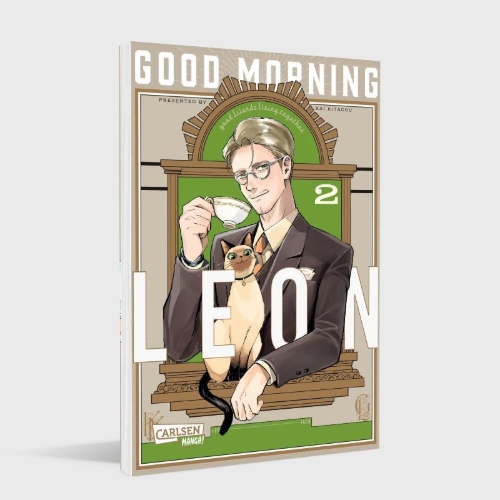 Buchcover und Innenansicht für das Buch: Good Morning Leon