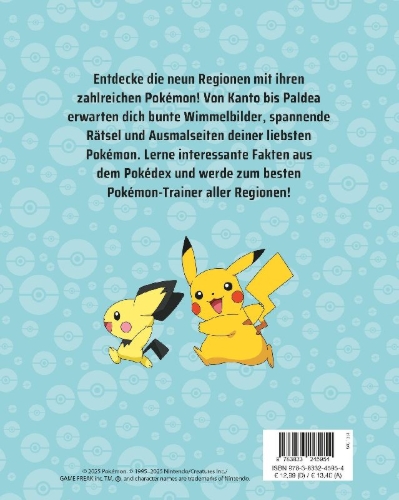 Buchcover und Innenansicht für das Buch: L'épopée des 9 régions