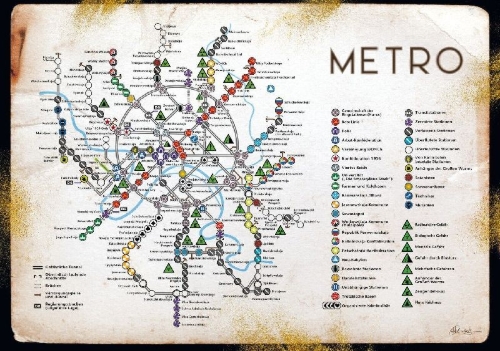 Buchcover und Innenansicht für das Buch: Metro 2034