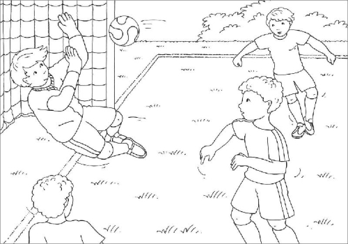 Buchcover und Innenansicht für das Buch: Mein schönstes Malbuch. Fußball