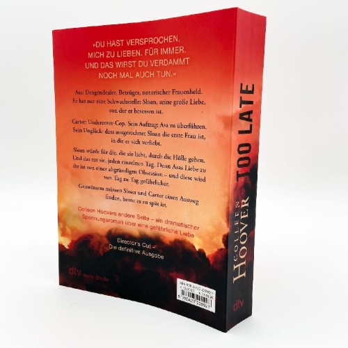 Buchcover und Innenansicht für das Buch: Too Late