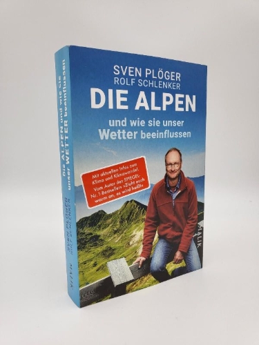 Buchcover und Innenansicht für das Buch: Die Alpen und wie sie unser Wetter beeinflussen