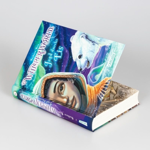 Buchcover und Innenansicht für das Buch: Whisperworld 6: Jagd durchs Eis