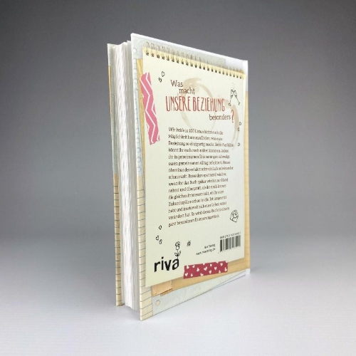 Buchcover und Innenansicht für das Buch: Wir beide in 100 Listen