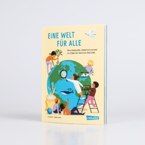 Buchcover und Innenansicht für das Buch: Eine Welt für alle