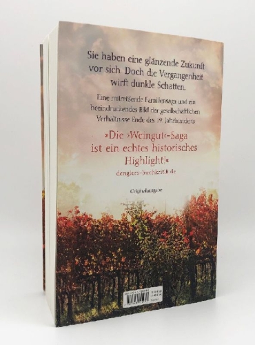 Buchcover und Innenansicht für das Buch: Das Weingut. Tage des Schicksals