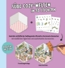 Buchcover und Innenansicht für das Buch: Mini-Sticker-Szenen - Cozy Mini-Homes I 3D-Sticker