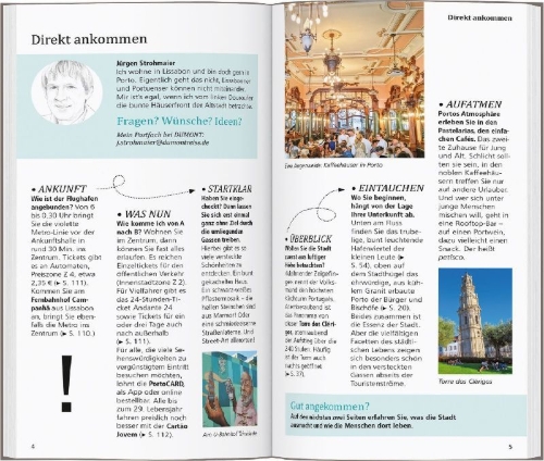 Buchcover und Innenansicht für das Buch: DUMONT direkt Reiseführer Porto